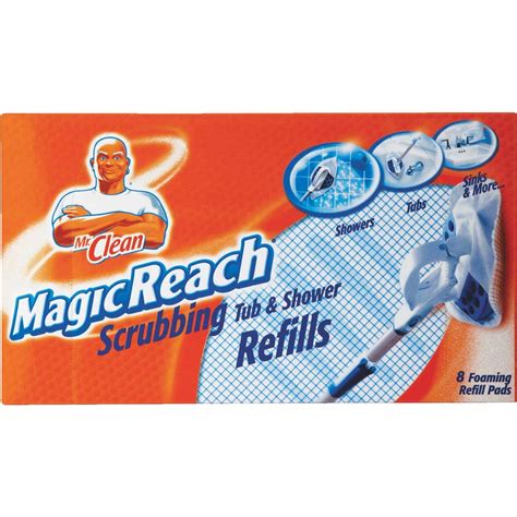 The convenience of Magic Reach cleaning tool refill pads
